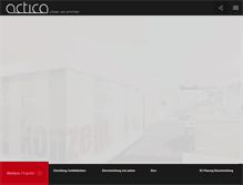 Tablet Screenshot of actica.de